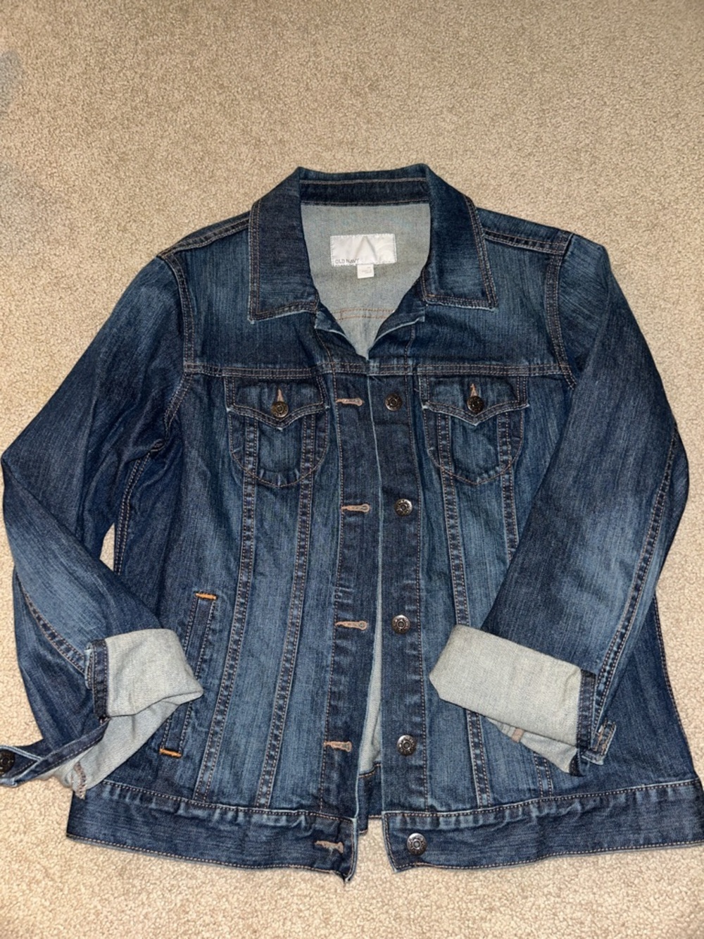 Old Navy Dark Blue Denim Jean Jacket